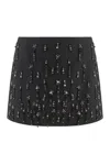 Pinko Memory Mini Skirt In Black