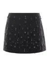 Pinko Memory Mini Skirt In Black