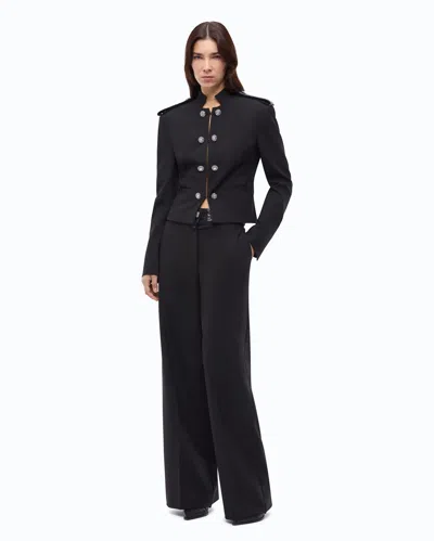Pinko - Mini-veste Style Cavalière Avec Détails Bijoux - 36 In Black