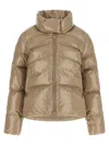 Pinko 'mirco' Down Jacket In Neutral
