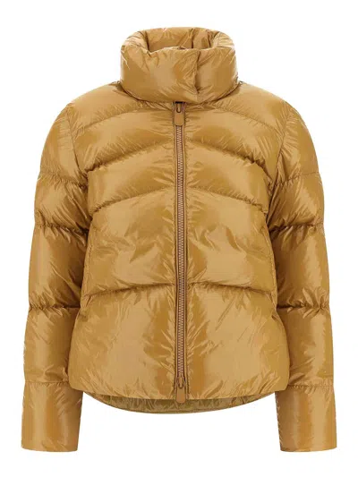 Pinko Mirco Down Jacket In Gold