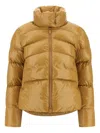 Pinko Mirco High-neck Puffer Jacket In Yellow