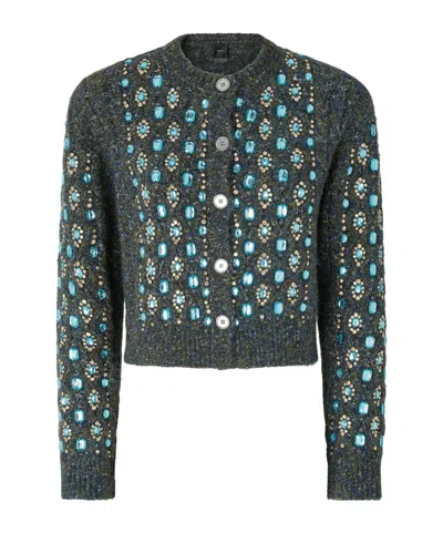 Pinko Mirror Image Sweater In Gray