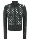 Pinko Mirror Image Turtleneck Sweater In Multi