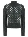 Pinko Mirror Image Turtleneck Sweater In Multi