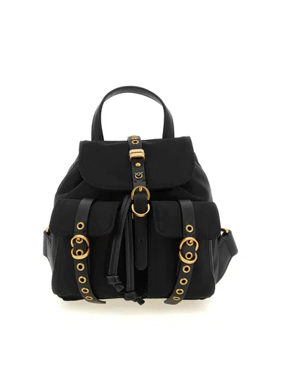 Pinko Mini Backpack In Black