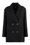 PINKO MODERN WOMEN'S DOUBLE-BREASTED WOOL JACKET FOR FW23
