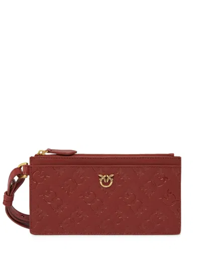 PINKO MONOGRAM-DEBOSSED WALLET