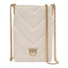 Pinko Monogram Phone Cover In White