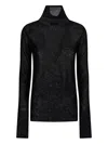 Pinko Long-sleeved Turtleneck Top