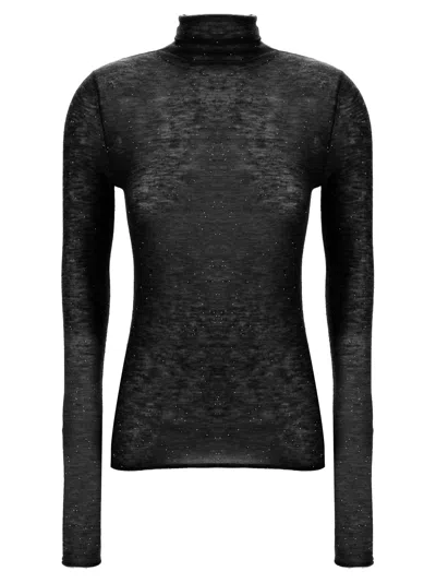 Pinko 'moss' Sweater In Black