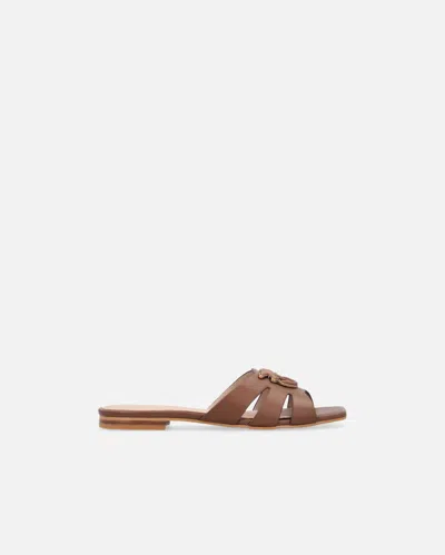 Pinko Mules En Cuir Nappa À Logo Love Birds