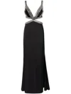 Pinko Black Muller Dress In Black