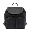 Pinko Multi-pocket Backpack In Black