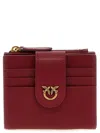 Pinko Multi-functional Wallet With Gold-tone Hardware In Red