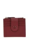 Pinko Wallet Versatile Fold-over Flap In Red