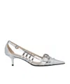 Pinko Escarpins Slingback Effet Miroir Argent In Multicolor