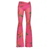 Pinko Woman Pants Fuchsia Size L Polyester, Elastane In Multi