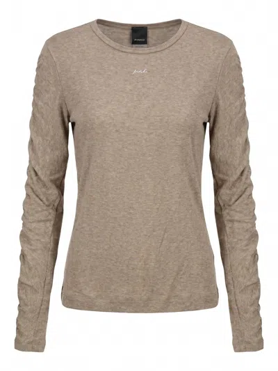 Pinko Muscari Sweater In Gray