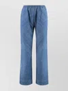 Pinko Namibia Printed Cotton Trousers