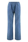Pinko Namibia Printed Cotton Trousers