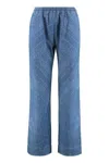 Pinko Namibia Printed Cotton Trousers