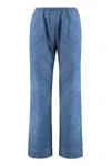Pinko Namibia Printed Cotton Trousers