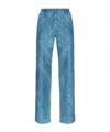 Pinko Namibia Wide-leg Pants In Blue