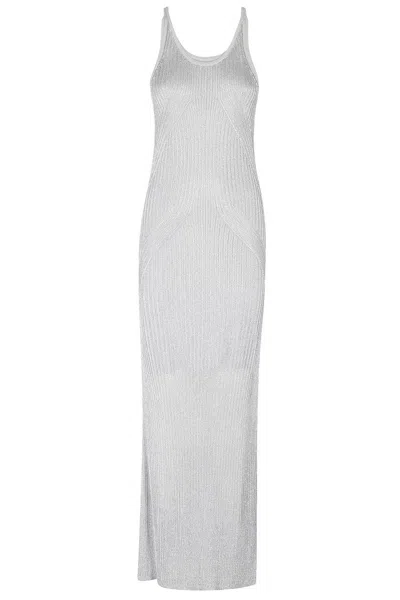 PINKO NELSON DRESS - PEARL GRAY