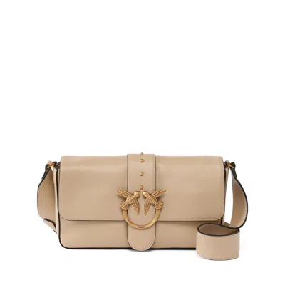PINKO NEUTRAL SHOULDER BAGS