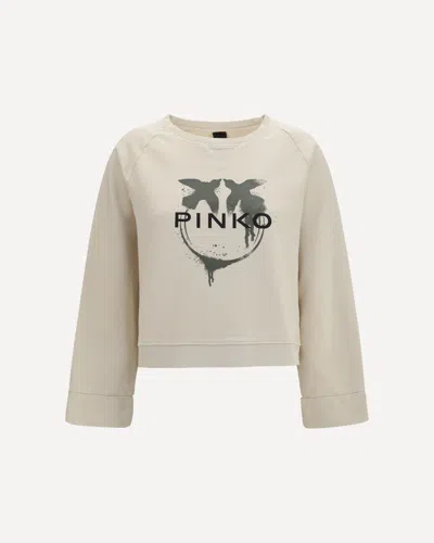Pinko Neves Sweatshirt In Neutral
