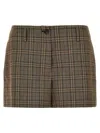 Pinko 'nevi' Checked Pattern Shorts