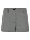 Pinko Nevi Shorts In White/black