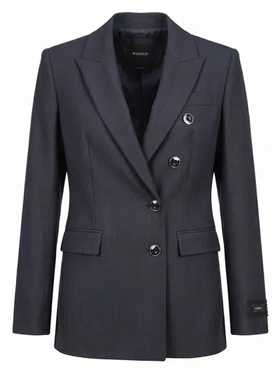 Pinko New Amalfi Jacket In Blue