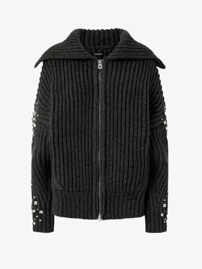 PINKO NEW GAVI CARDIGAN WOOL BLEND JACKET