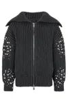 Pinko New Gavi Wool-blend Cardigan In Gray