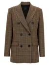 Pinko New Guinea Blazer And Suits In Brown