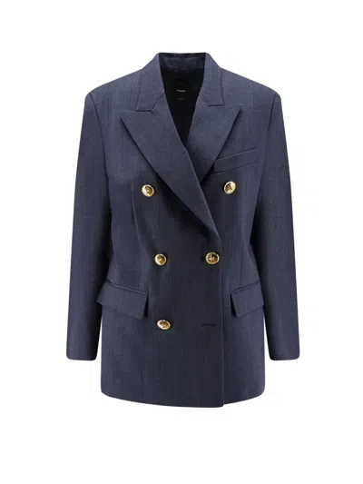 PINKO NEW GUINEA WOVEN WOOL BLAZER