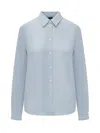 Pinko New Nora Shirt In Dusty Blue