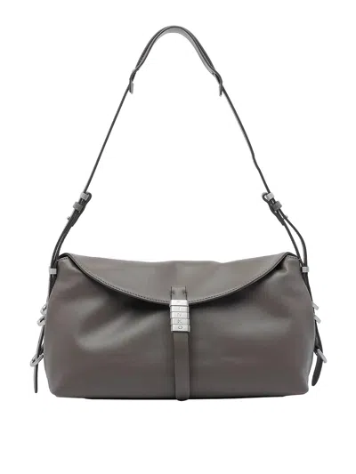 Pinko New Saddle Shoulder Bag In Neutral