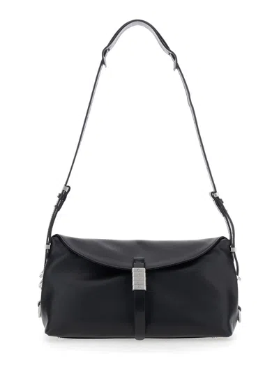 Pinko New Saddle Vitello Morbido In Black