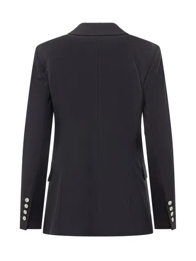 Pinko New Signum Blazer Jacket In Blu Marino Cupo