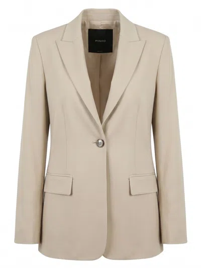 Pinko New Signum Jacket In Neutral