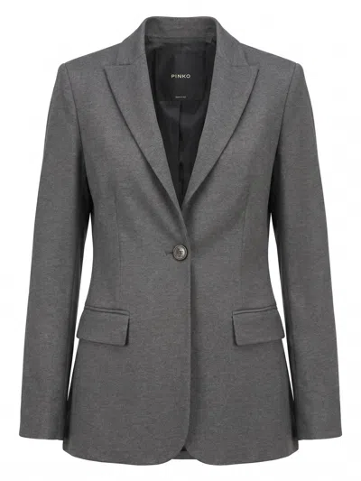 Pinko New Signum Jacket In Gray