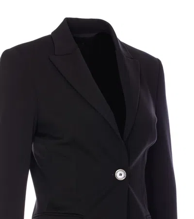 Pinko New Signum Single-breasted One Button Jacket In Black