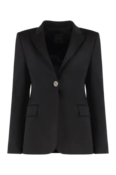 PINKO PINKO NEW SIGNUM SINGLE-BREASTED ONE BUTTON JACKET