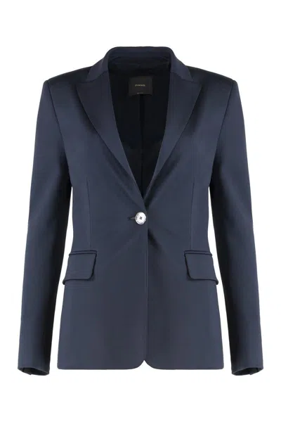 PINKO PINKO NEW SIGNUM SINGLE-BREASTED ONE BUTTON JACKET