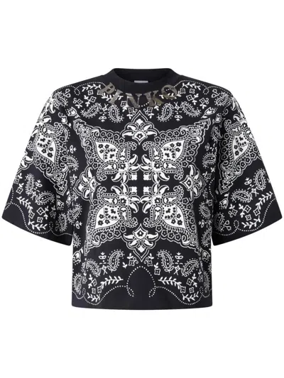 PINKO PINKO NIAMEY PAISLEY PRINT T-SHIRT
