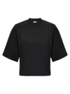 Pinko Logo-embroidered Cotton Cropped T-shirt
