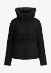Pinko Down Jacket With High Collar In Black